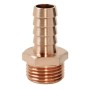 M. bronze hose connector 1/2" x 16