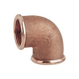 Codo Bronce H-H 3/8"