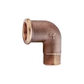 90° bronze m.f. elbow 3/8