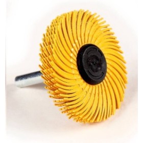 3M Scotch Brite Bristle Disc, Shaft Mounted, BB-ZS 50 mm, P220, Type C, Brown