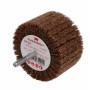3M Cepillo Scotch Brite Láminas Montado En Eje Marrón 75mmx45mmx6mm