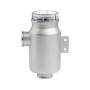 Nickel-plated brass water strainer "pisa" pattern 1/2, polycarbonate cover