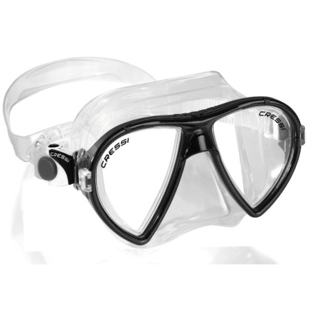 Cressi Máscara de buceo Ocean transparente-negro
