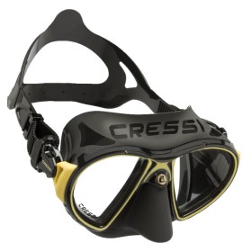 Cressi Máscara de buceo Zeus dark-oro