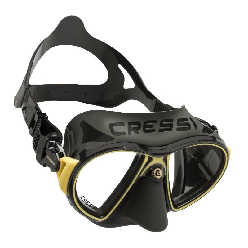 Cressi Máscara de buceo Zeus dark-oro
