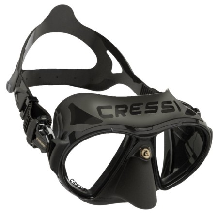 Cressi Diving mask Zeus gris oscuro-black