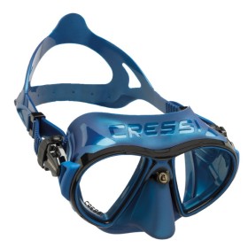 Cressi Máscara de buceo Zeus azul metalizado