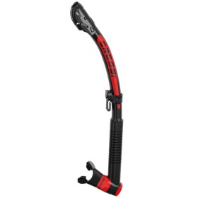Cressi Snorkel Itaca ultra dry dark-rojo
