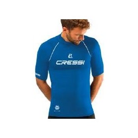 Cressi Camiseta Rashguard  uomo m/corta azul marino xs/1