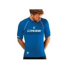 Cressi Camiseta Rashguard  uomo m/corta azul marino m/3