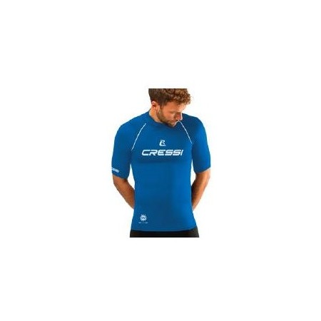 Cressi Camiseta Rashguard  uomo m/corta azul marino m/3