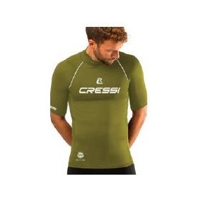 Cressi Camiseta Rashguard  uomo m/corta khaki xxl/6