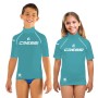 Cressi Camiseta Rashguard  infantil m/corta turquesa xs/1
