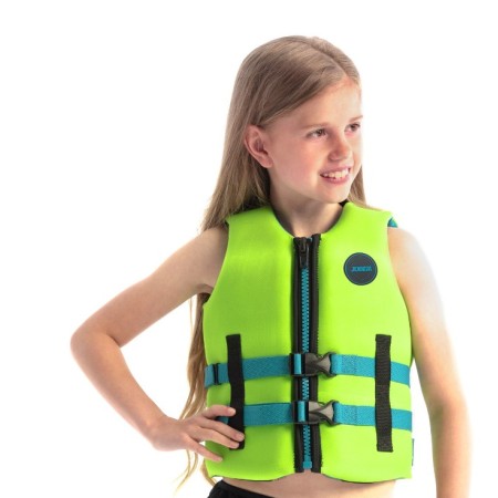 Jobe Chaleco Salvavidas De Neopreno Para Niños Verde Lima 140