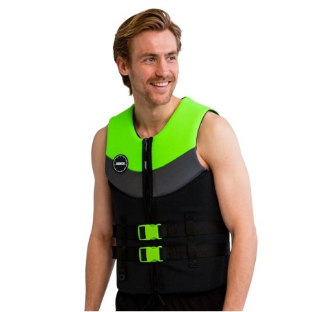 Jobe Chaleco Salvavidas De Neopreno Para Hombre Verde Lima Xl+