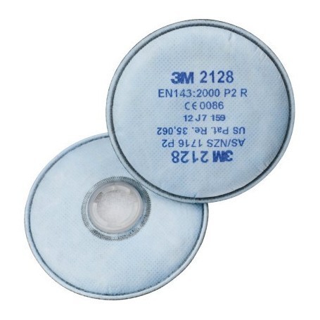 3M Filtro De Partículas, P2 R, 2128 (2Ud)