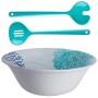 MARINE BUSINESS Salad Bowl With Cutlery Harmony - Mare, Set 3 Pc.