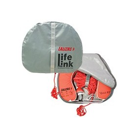 Set Horseshoe Lifebuoy 'Quick RD' orange, Lifeb. Light 71325, 30m rope, case gray