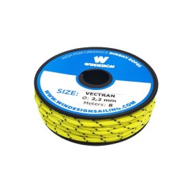 Optiparts minireel 2.2 mm vectran 8 m, fluor yellow