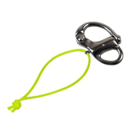 Optiparts stainless steel snap shackle with loop