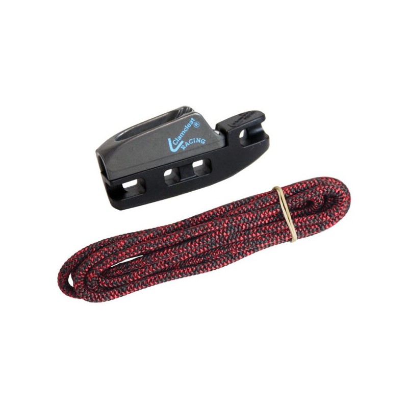 Optiparts hiking strap adjuster cleat with line for laser®/ilca®