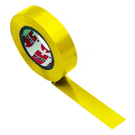 Wurth Insulating Tape Pvc Yellow 19mmx25mm