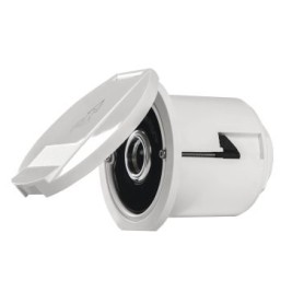 Water Outlet Elbow+White Round Cover