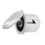 Water Outlet Elbow+White Round Cover