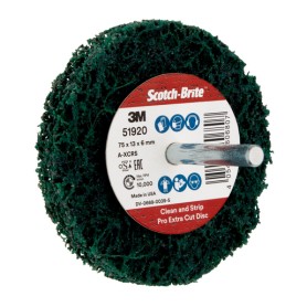 3M Scotch-Brite Clean And Strip xt Pro Extra Cut, Disco xc-Zs, 75 mm x 13 mm x 6 mm, A xcrs