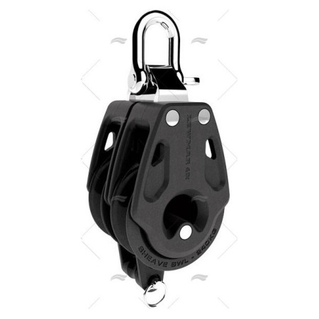 Control pulley 40mm double black