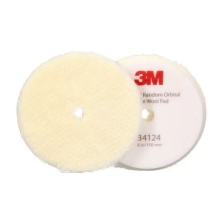 3M Perfect-It White rotorbital foam polishing bonnet, 150 mm, white, 34126 (2u)