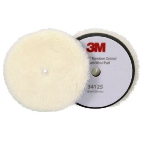3M Perfect-It rotorbital polishing wool cap, 150 mm, white, 34125 (2u)