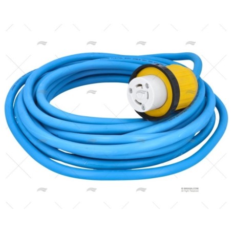 Cable C/Conector Hembra 10M 220/125V 16/30A 50Hz