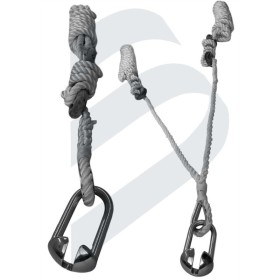 Anchoring shock absorber kit 2 flanges