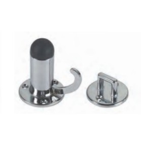 Retenedor Trincapuertas Laton Cromado Ø52Mm