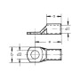 Wurth Pipe Cable Lug With Inspection Hole M12 50mm