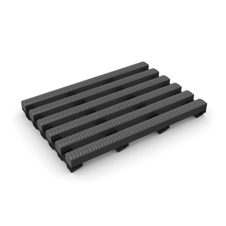 Suelo Heronrib Gris Charcoal 50Cm X 10,5Mm(X Metro)