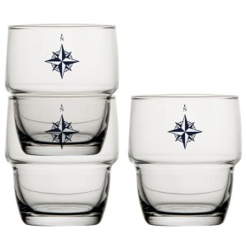 Vasos Apilables Ecozen & Antideslizante - Northwind 6Pzas