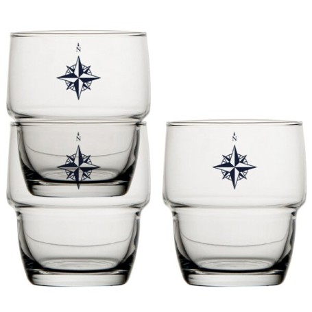 Vasos Apilables Ecozen & Antideslizante - Northwind 6Pzas