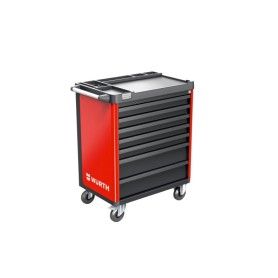 Wurth Sistema De Carro De Taller Basic Rojo 8.8-7 Dw-Ral3020