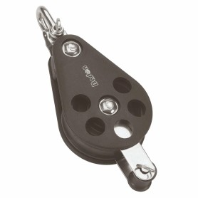 Barton Size 6 64mm Plain Bearing Pulley Block Single Reverse Shackle & Becket