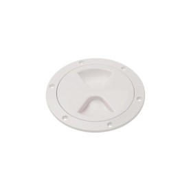 Barton Screw Inspection Plate 5" White