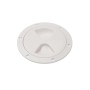 Barton Screw Inspection Plate 6" White