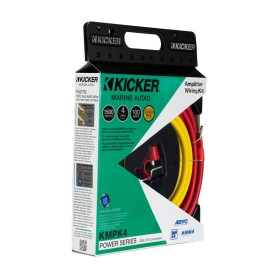 Kicker Marine Audio Kit de alimentación de amplificador 4AWG