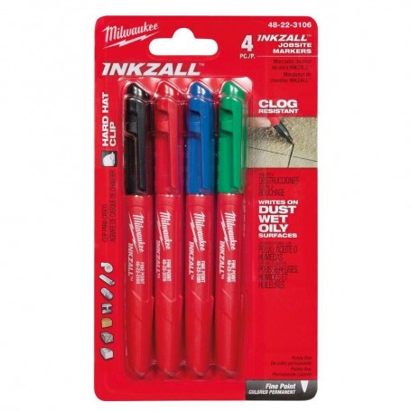 Milwaukee inkzall markers pack 4pcs