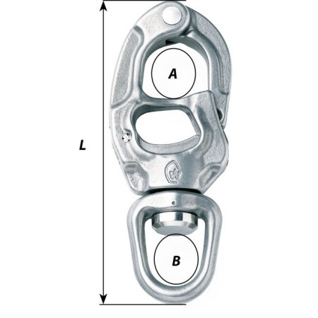 Wichard Swivel Ring Carabiner - L108Mm