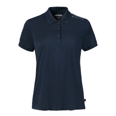 Musto W Evo Crew Sunblock Ss Polo Navy 14