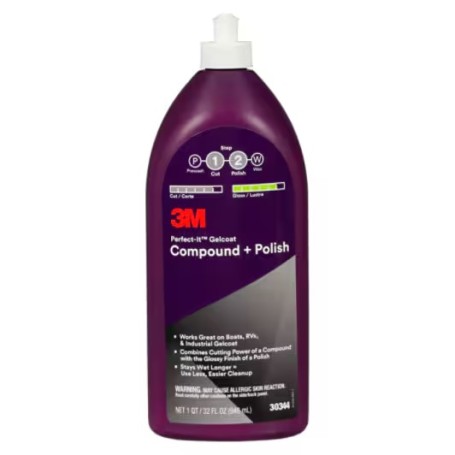 3M Compuesto abrillantador Gealcoat +  946ml Perfect-It