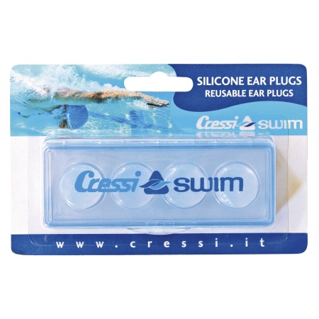 Cressi Silicone Swimming earplugs (4 uds.)