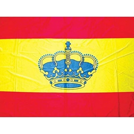 Spanish Flag w/crown 45x30cm